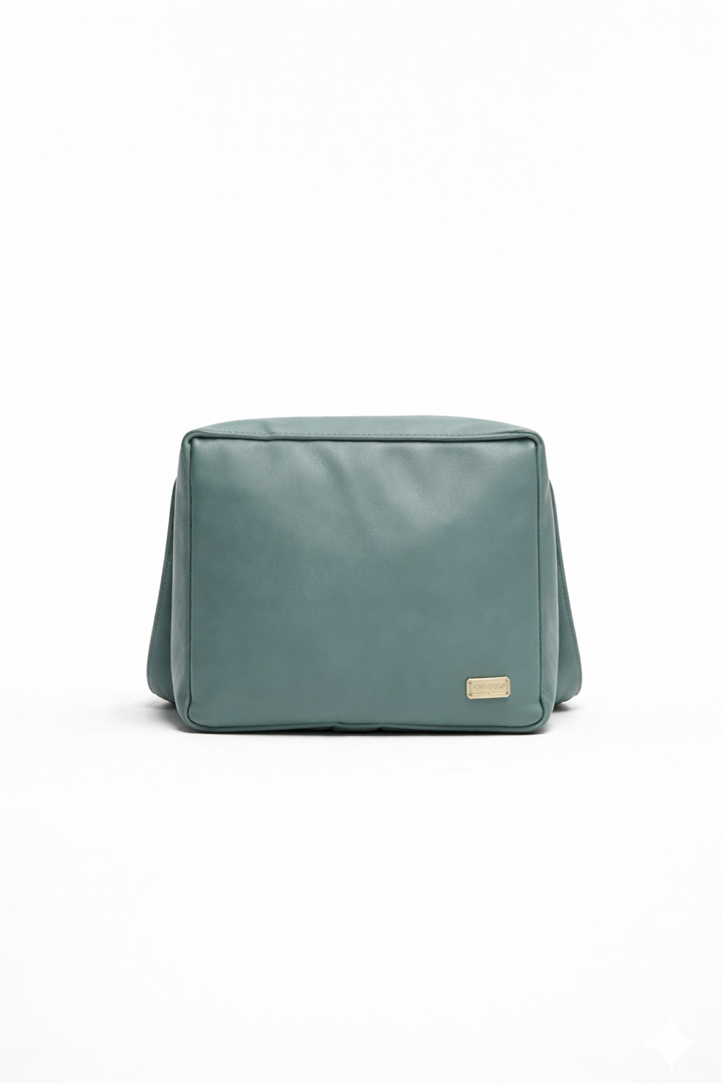 Teal Leather Crossbody Bag